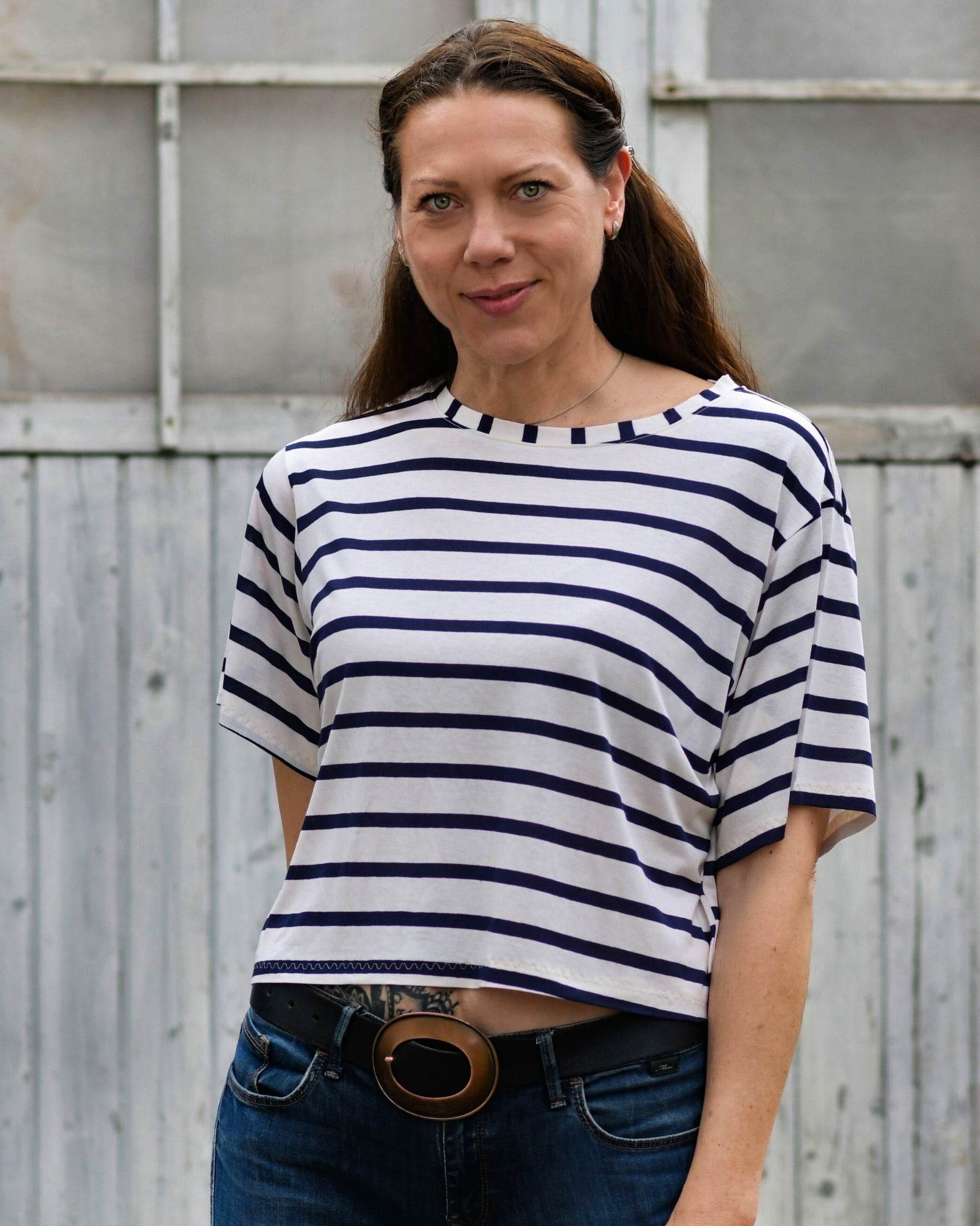 Schnittmuster Shirt JELSI Gr. 32-56 : - Sewando