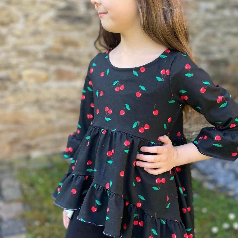 Schnittmuster *Little Swing Tunika / Kleid* JERSEY Gr. 74-176 - Sewando