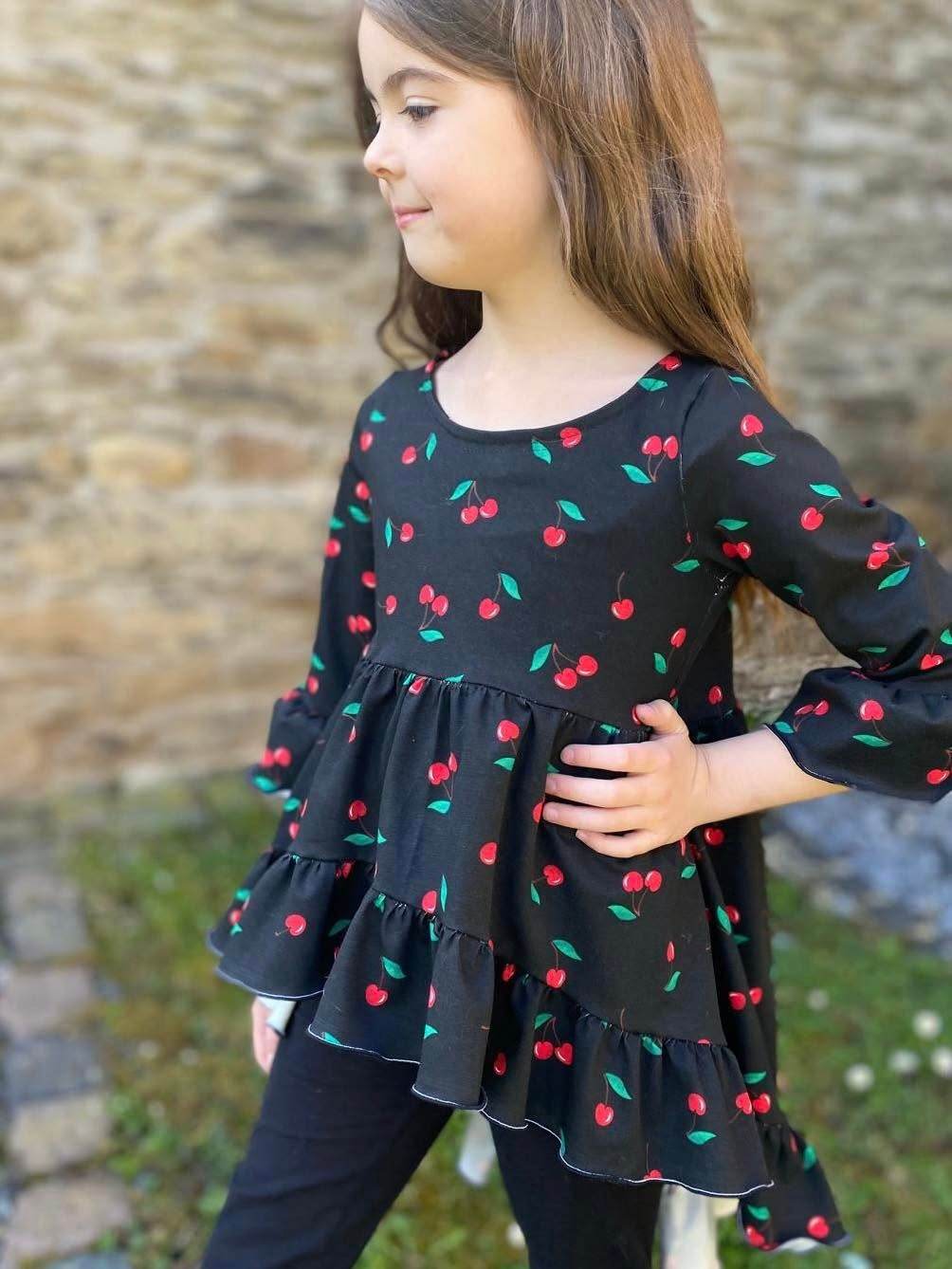 Schnittmuster *Little Swing Tunika / Kleid* JERSEY Gr. 74-176 - Sewando