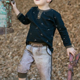 Add ON Schnittmuster Zusatz zur schneidigen Lederhosn: Beinabschluß zur Hose in 3/4 Länge Gr.56-128