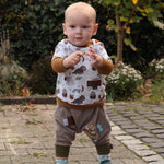 Schnittmuster Drüberziehding Baby Onepiece-Shirt Größe 50-98 - Sewando