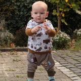 Schnittmuster Drüberziehding Baby Onepiece-Shirt Größe 50-98 - Sewando