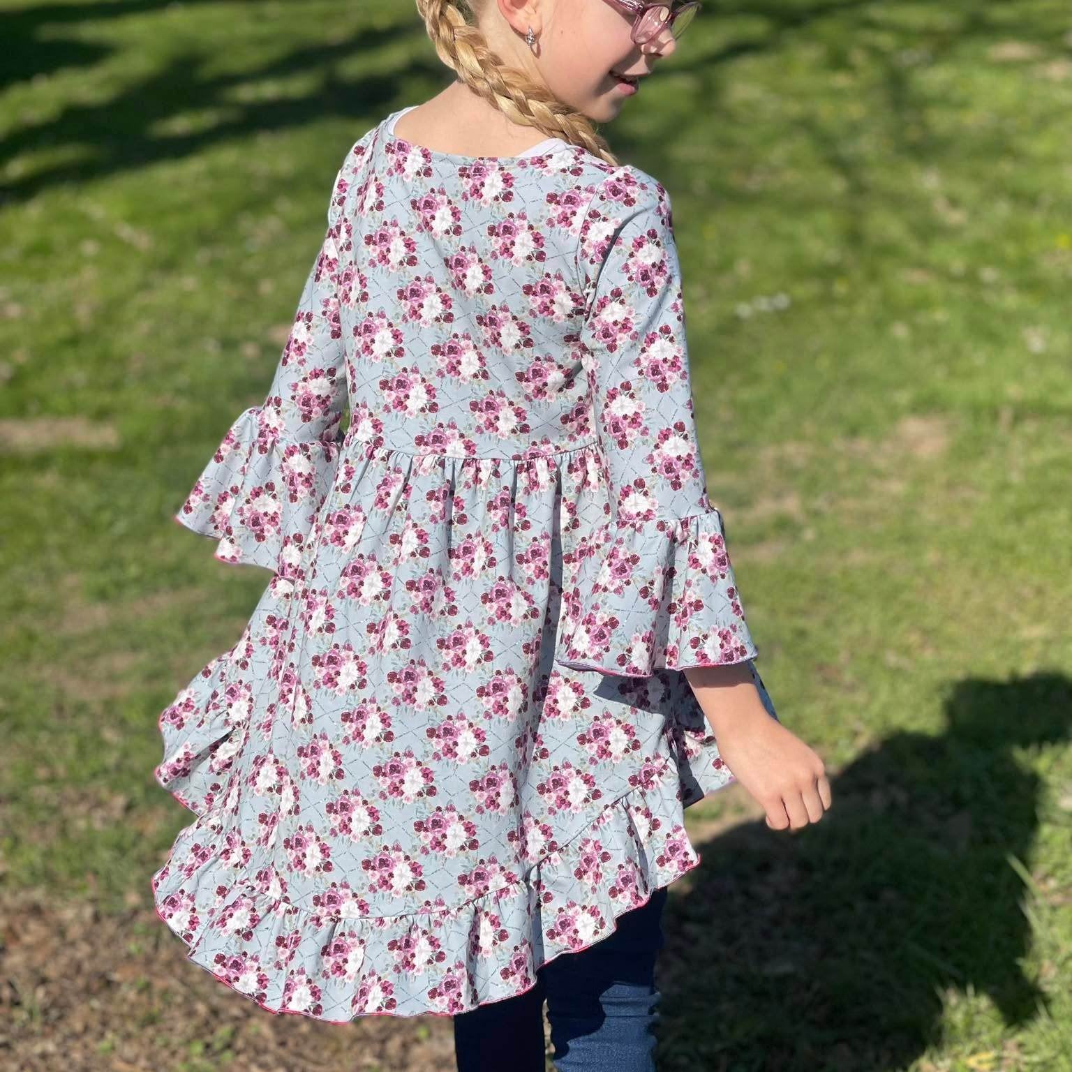 Schnittmuster *Little Swing Tunika / Kleid* JERSEY Gr. 74-176 - Sewando