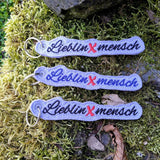 Stickdatei - Anhänger LieblinXmensch - Sewando