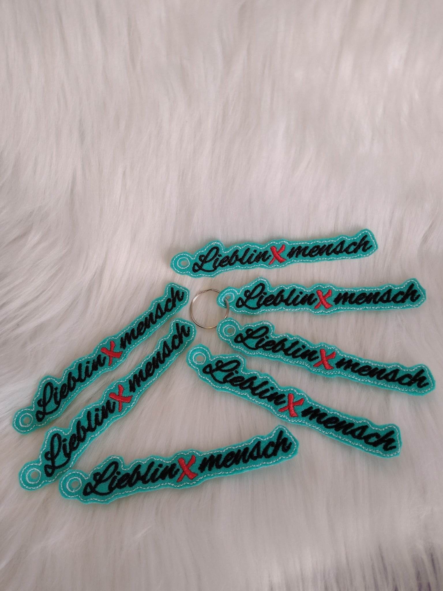 Stickdatei - Anhänger LieblinXmensch - Sewando