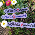 Stickdatei - Anhänger LieblinXmensch - Sewando