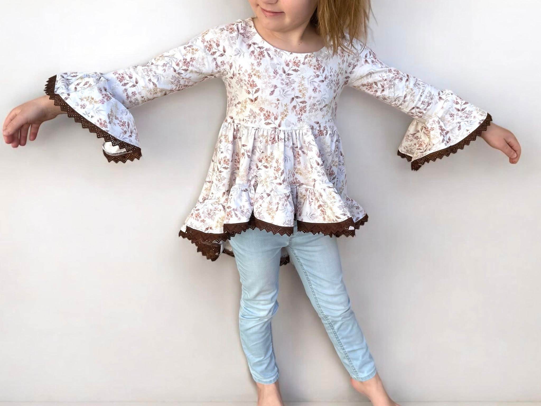 Schnittmuster *Little Swing Tunika / Kleid* JERSEY Gr. 74-176 - Sewando