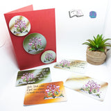 Digiset tränendes Herz Sublimation, Digistamp, Digipapier