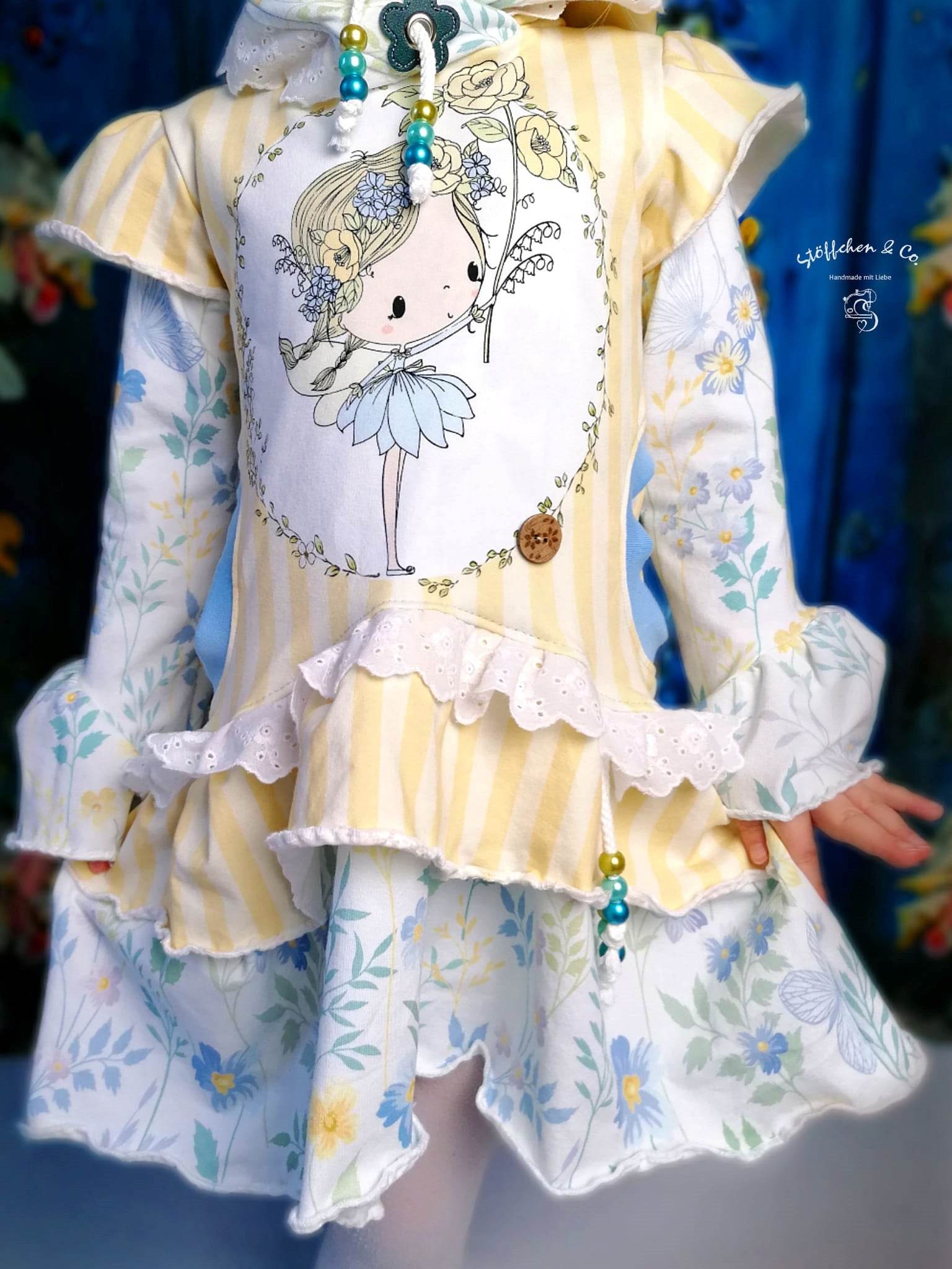 Schnittmuster Pullover/ Kleid Applepie Gr. 80 bis 152 - Sewando