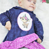 Schnittmuster Aya Pullover Kleid Gr. 80 bis 152 - Sewando
