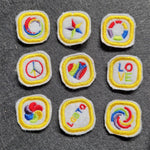 Stickdatei - Mini-Buttons (18 Motive) - Sewando