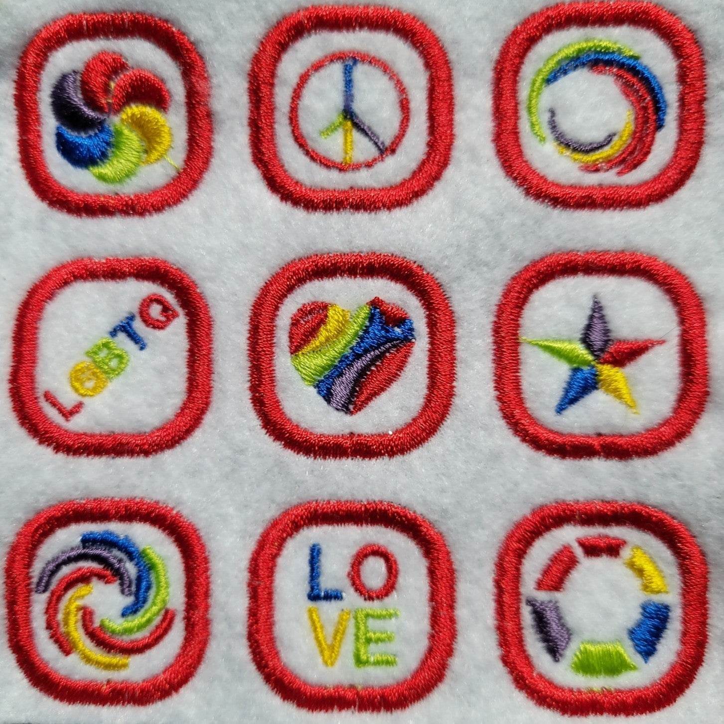 Stickdatei - Mini-Buttons (18 Motive) - Sewando