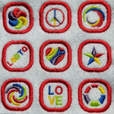 Stickdatei - Mini-Buttons (18 Motive) - Sewando