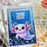 Digiset Axolotl Baby Sublimation, Digistamp, Digipaper
