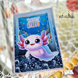Digiset Axolotl Baby Sublimation, Digistamp, Digipaper