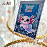 Digiset Axolotl Baby Sublimation, Digistamp, Digipaper