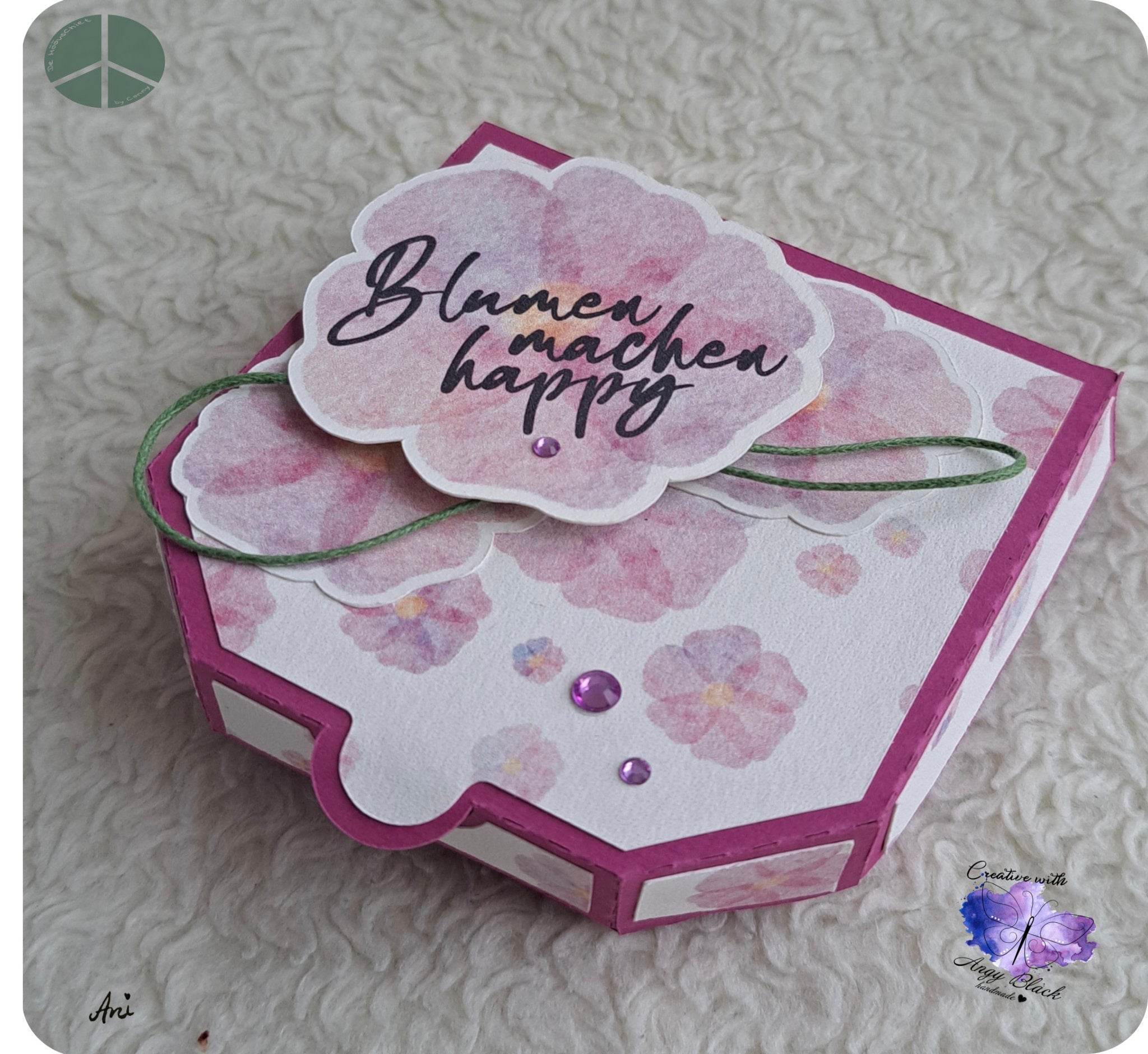 Plotterdatei Digiset Aquarell Blume, elegantes und schlichtes Blumenset - Sewando