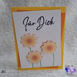 Plotterdatei Digiset Aquarell Blume, elegantes und schlichtes Blumenset - Sewando
