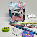 Digistamp Schul Wichtel Lina und Linus Sublimation, Plotterdatei, Digipaper ! - Sewando