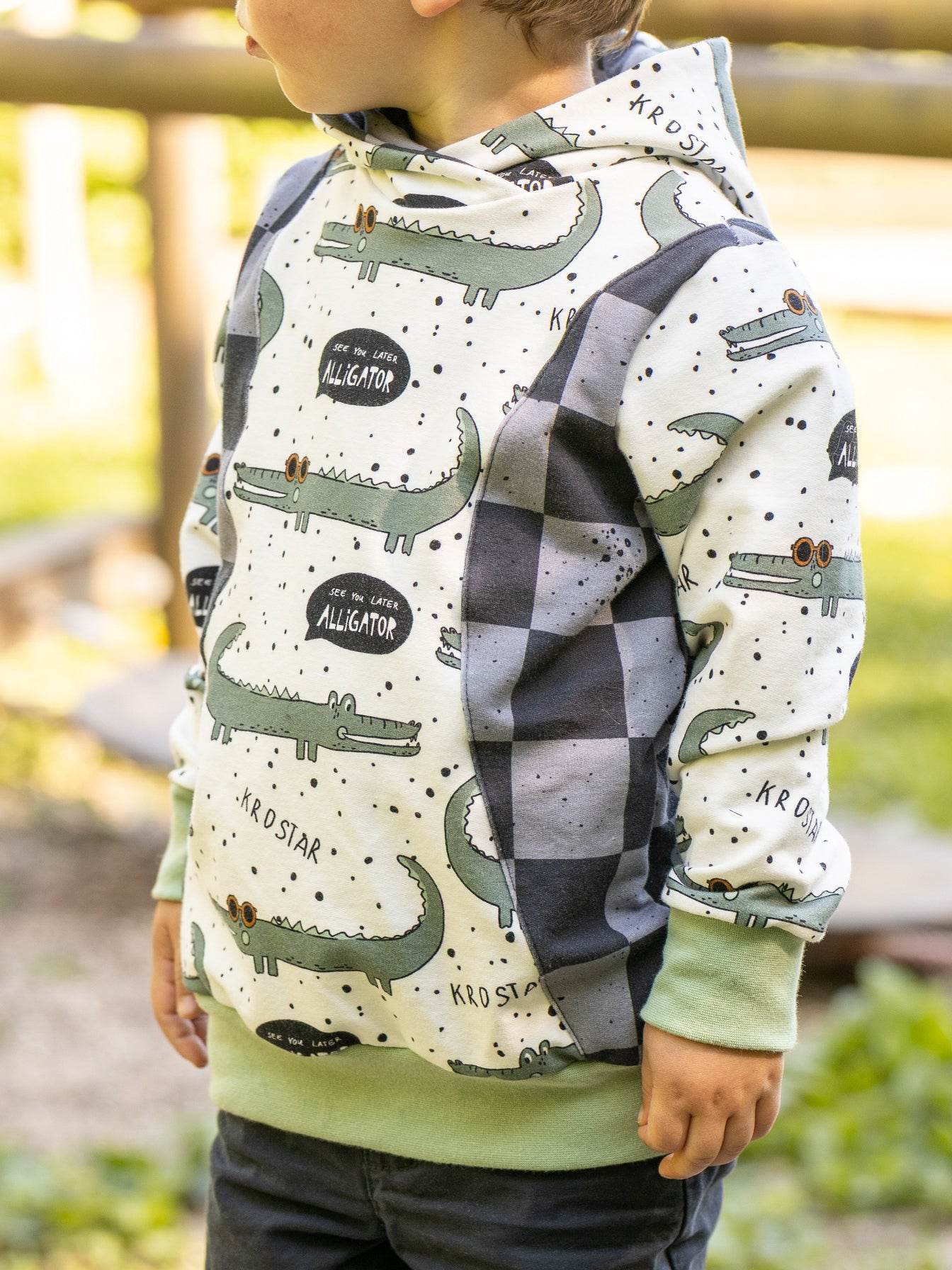 Langweiliger Sweater, Schnittmuster Grösse 50-164 - Sewando