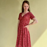 Schnittmuster Kleid „Amalia" als Ebook Gr. 34 - 46  von Graustufen-Stoffe