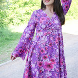 Schnittmuster Kleid „Amalia" als Ebook Gr. 34 - 46  von Graustufen-Stoffe