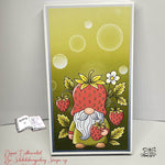 Plotterdatei Erdbeer Wichtel Hugo Sublimation, Digistamp, Digipaper ! - Sewando