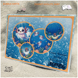 Digiset Axolotl Baby Sublimation, Digistamp, Digipaper