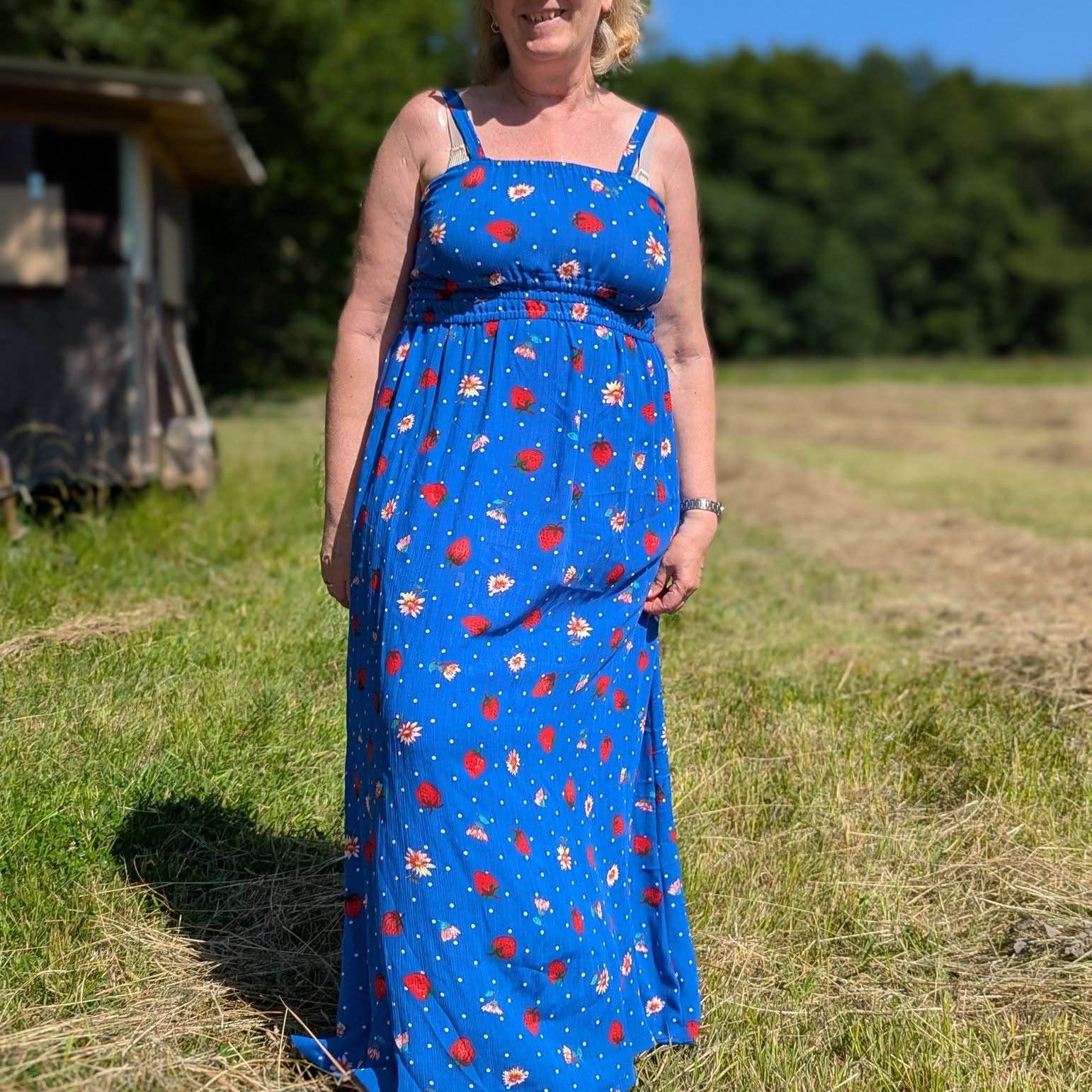 Schnittmuster Tunika, (Maxi)Kleid Easy Bandeau für Damen Größe 32-48 - Sewando
