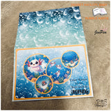 Digiset Axolotl Baby Sublimation, Digistamp, Digipaper