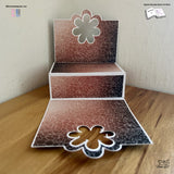 Digiset Mandala Mond mit Mohn, Digipapier, Digistamp