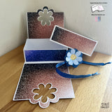 Digiset Mandala Mond mit Mohn, Digipapier, Digistamp