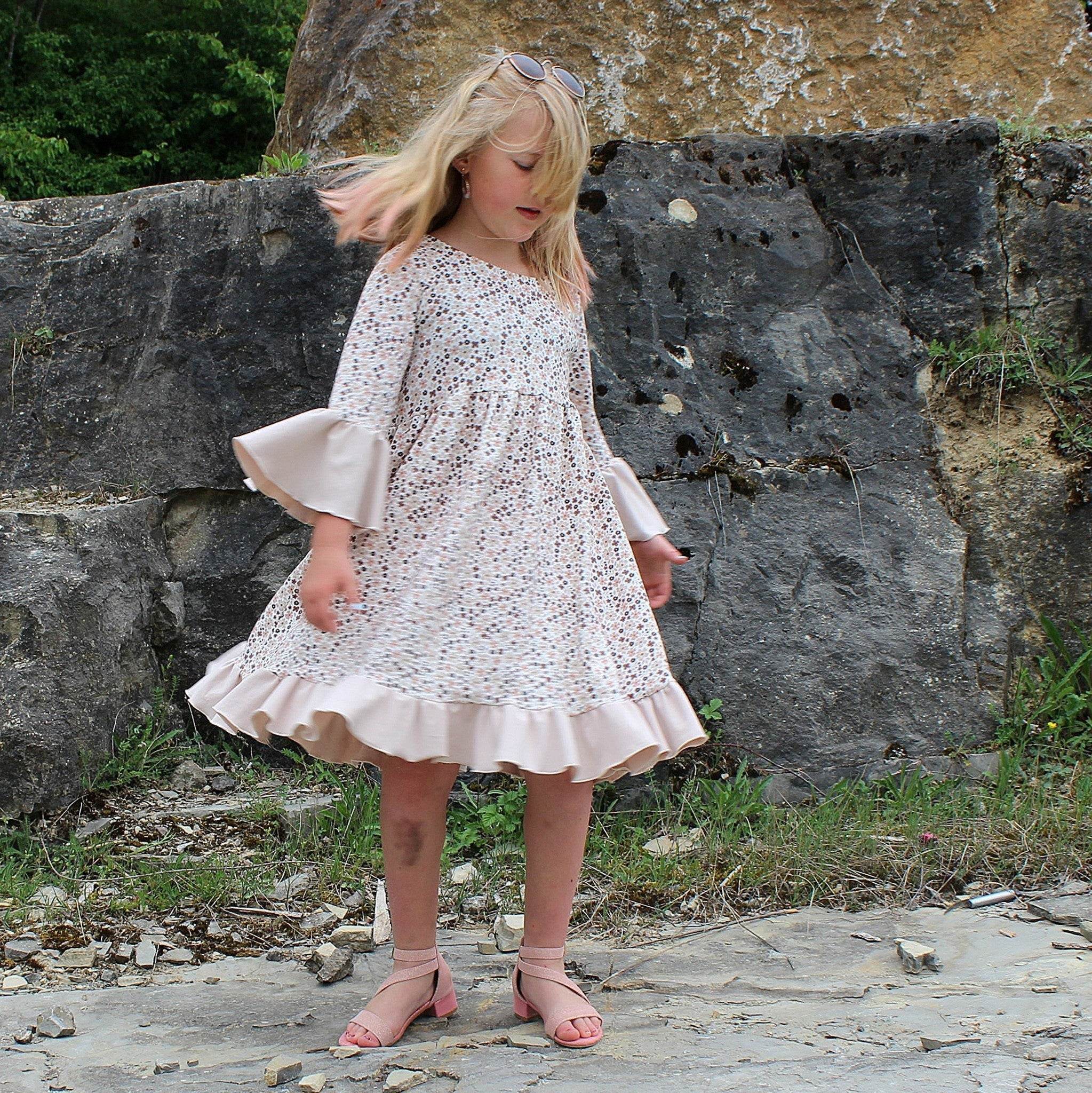 Schnittmuster *Little Swing Tunika / Kleid* JERSEY Gr. 74-176 - Sewando