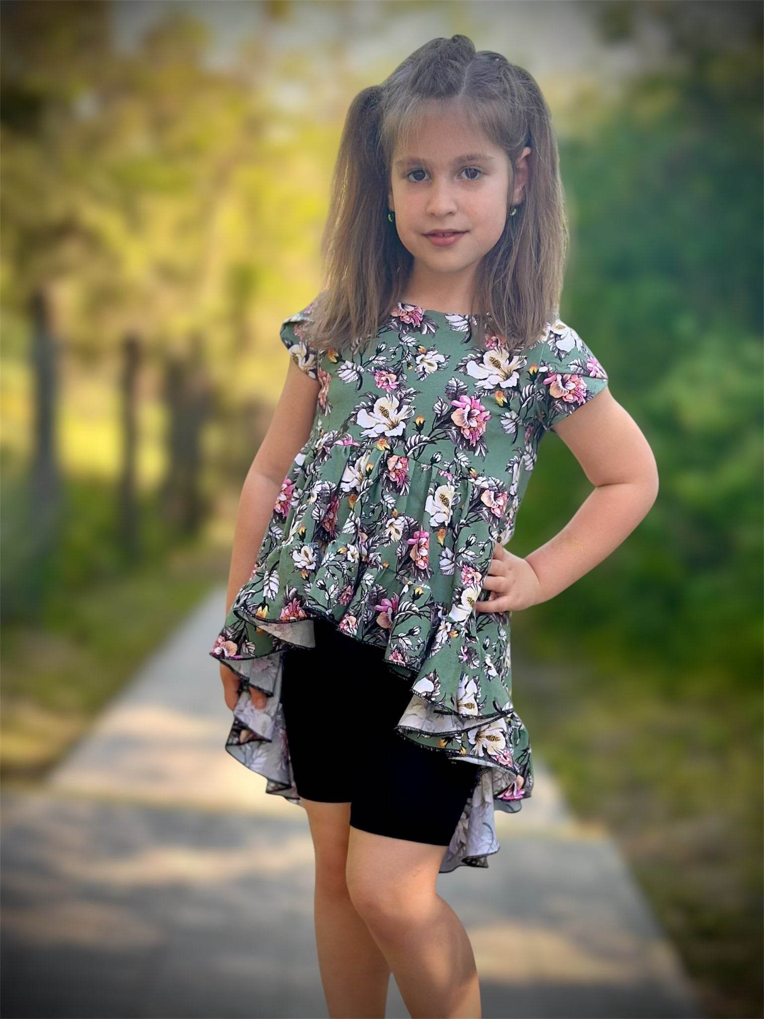 Schnittmuster *Little Swing Tunika / Kleid* JERSEY Gr. 74-176 - Sewando