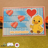 Plotterdatei Entenküken Knutschi Sublimation, Digistamp, Digipaper ! - Sewando