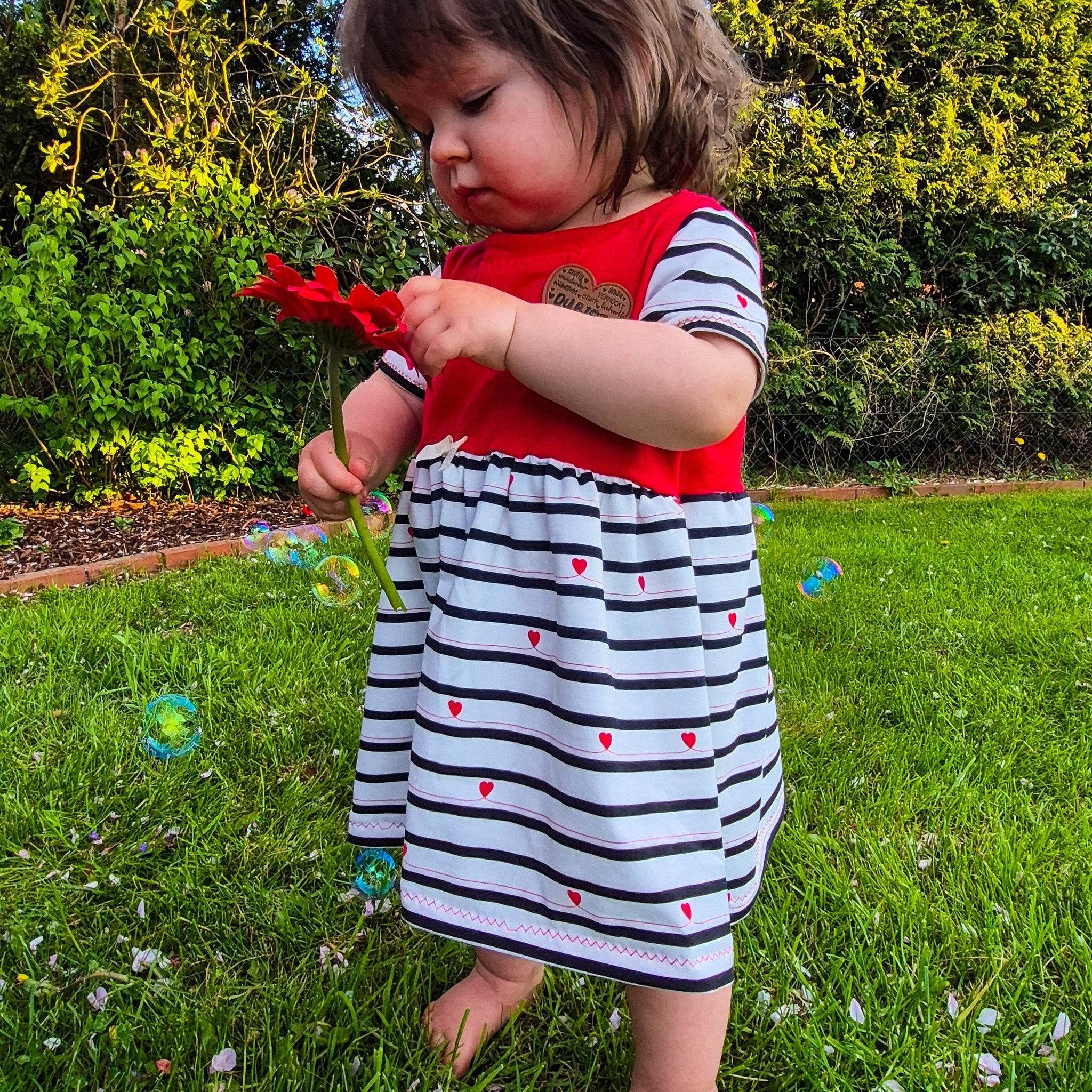 Schnittmuster *Little Swing Tunika / Kleid* JERSEY Gr. 74-176 - Sewando
