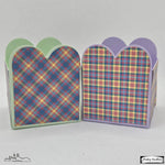 Digipapier-Set #121 (rot, orange, gelb, grün, blau) zum drucken, sublimieren und basteln - Sewando