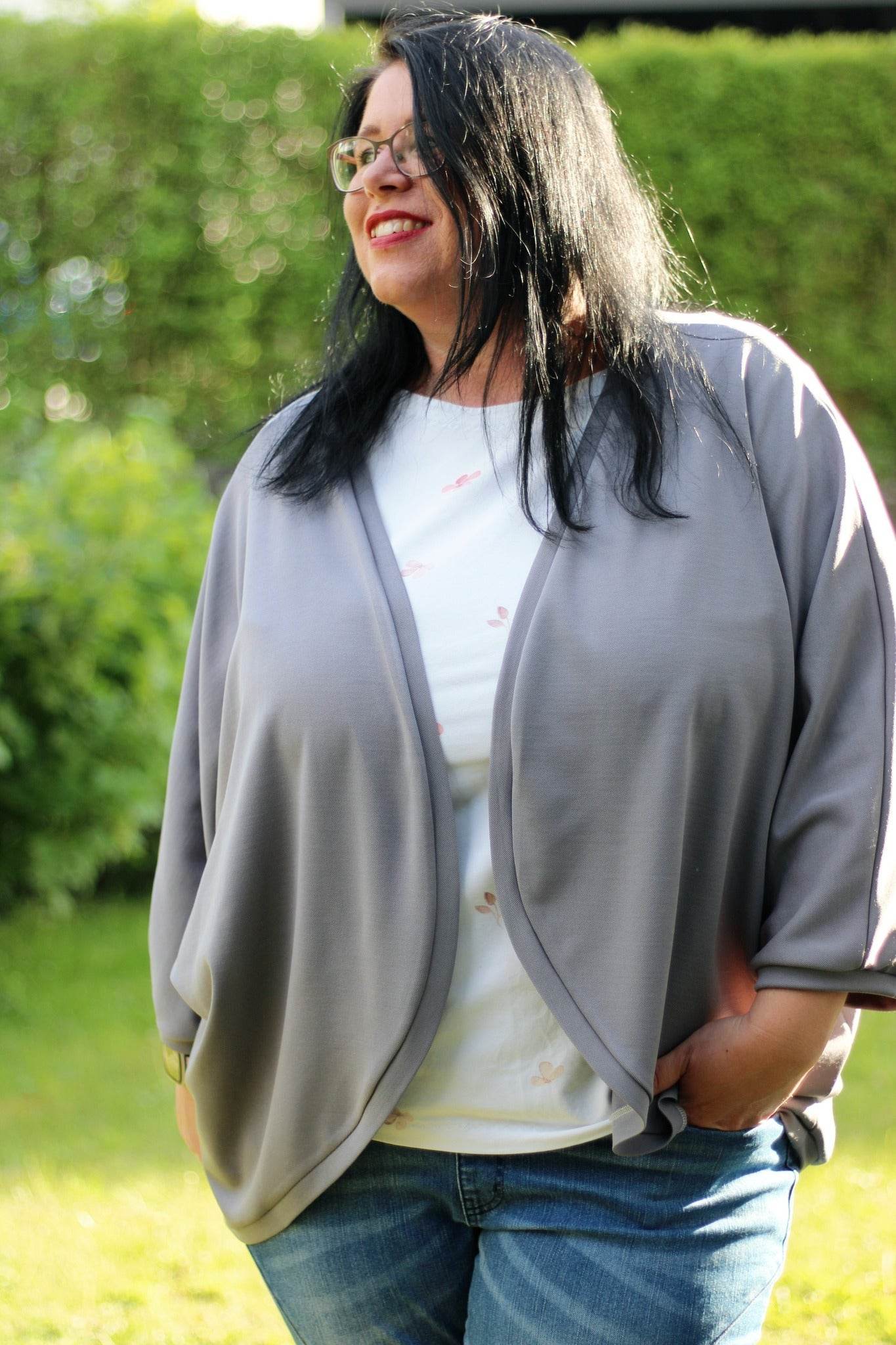Schnittmuster Cardigan ROVITO Gr. 34-54 - Sewando