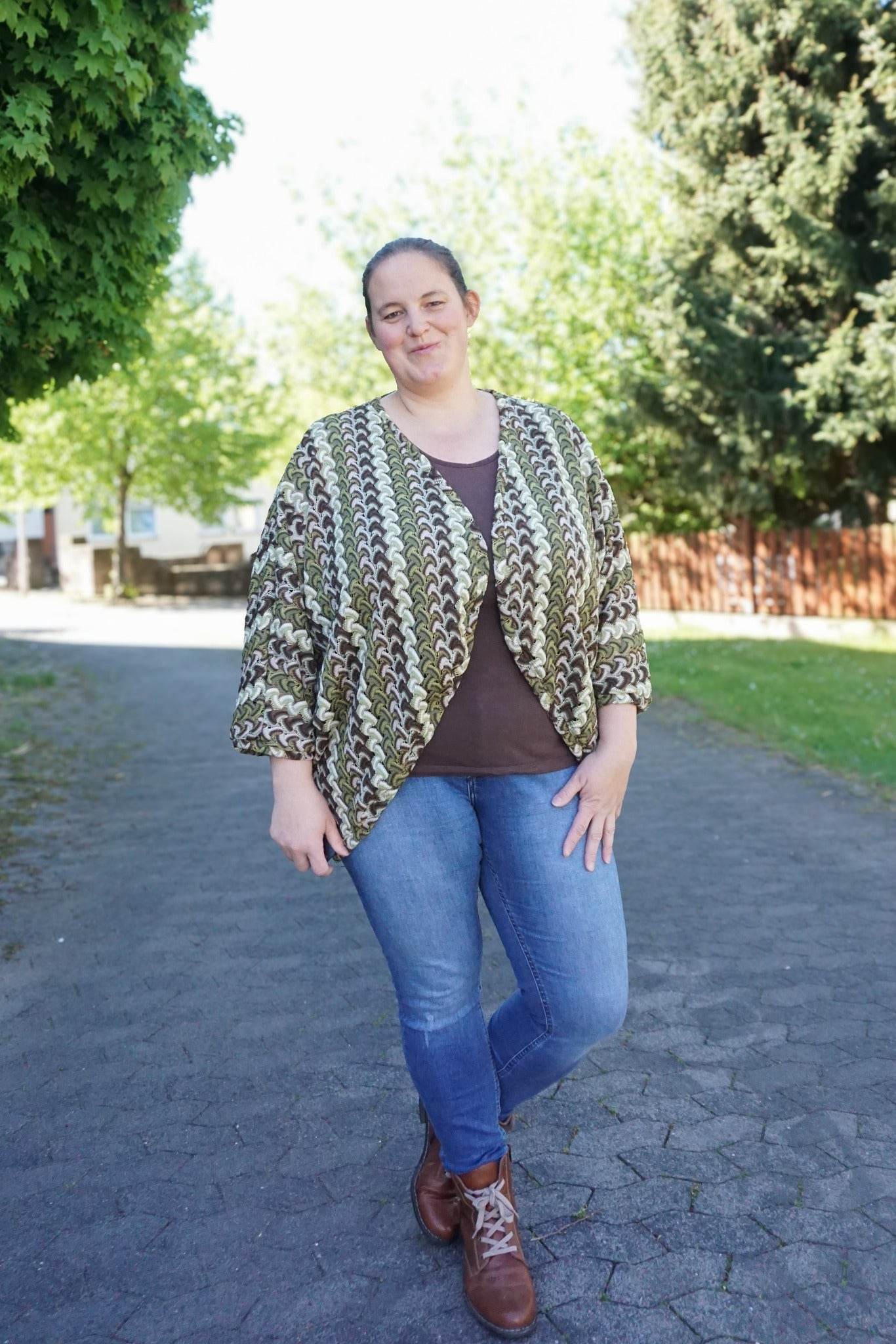 Schnittmuster Cardigan ROVITO Gr. 34-54 - Sewando