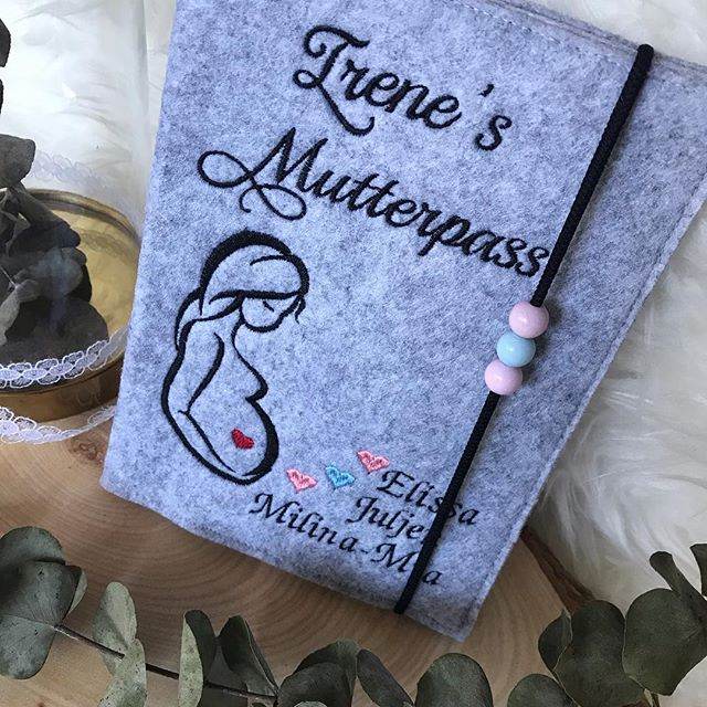 Stickdatei Mutterpass Baby Set 365/2 - Sewando