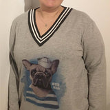 Basic-Pulli 'V-NECK' Schnittmuster+Nähanleitung Gr. 44 - 58 | BU 103-141 : - Sewando