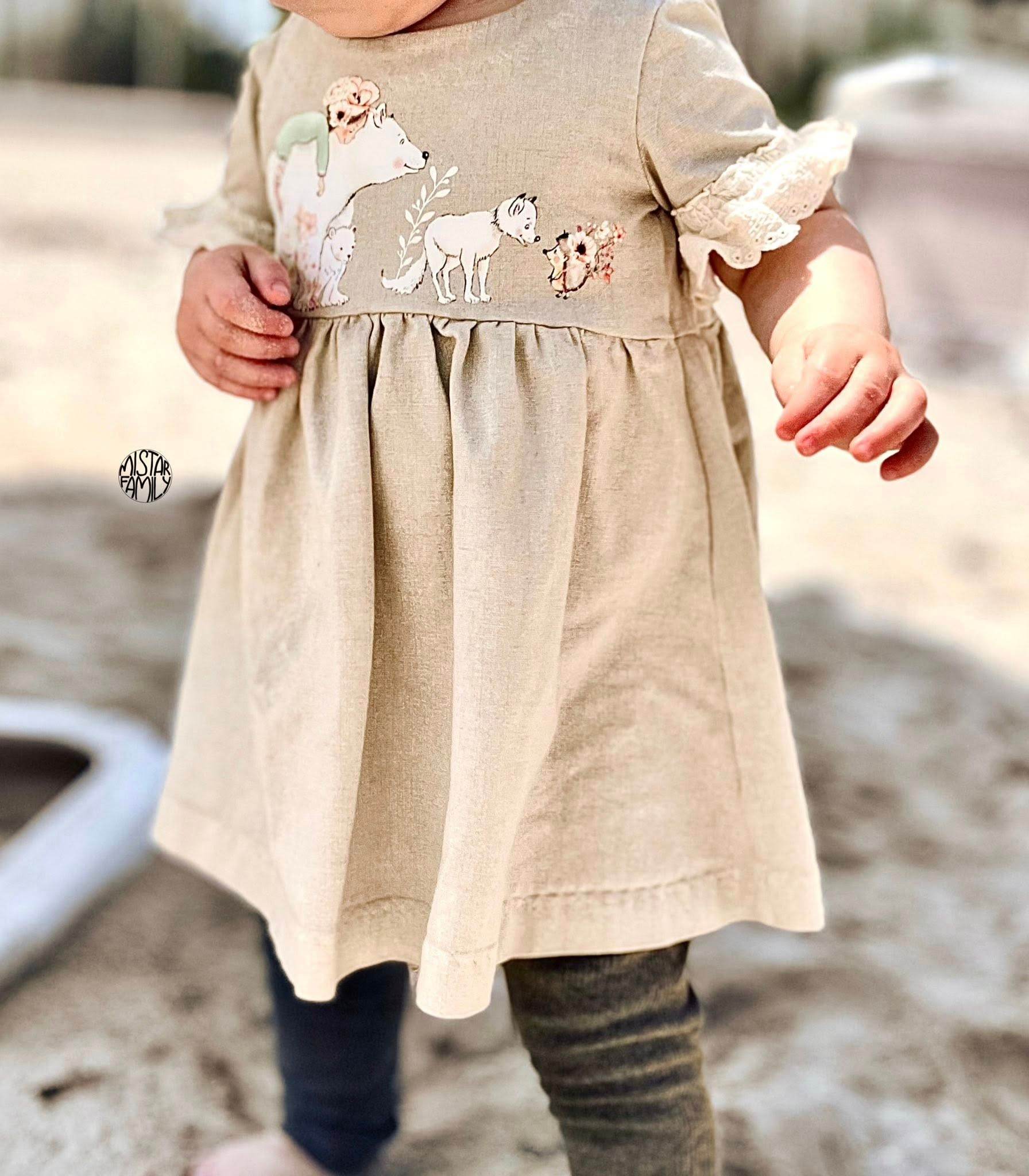 Schnittmuster *Little Swing Tunika / Kleid* JERSEY Gr. 74-176 - Sewando