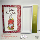 Plotterdatei Erdbeer Wichtel Hugo Sublimation, Digistamp, Digipaper ! - Sewando