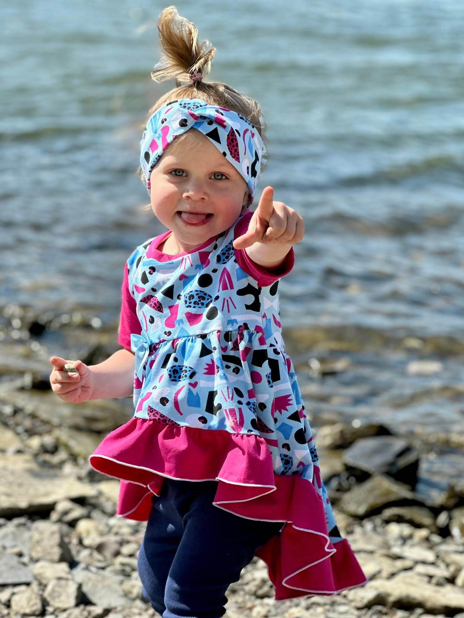 Schnittmuster *Little Swing Tunika / Kleid* JERSEY Gr. 74-176 - Sewando