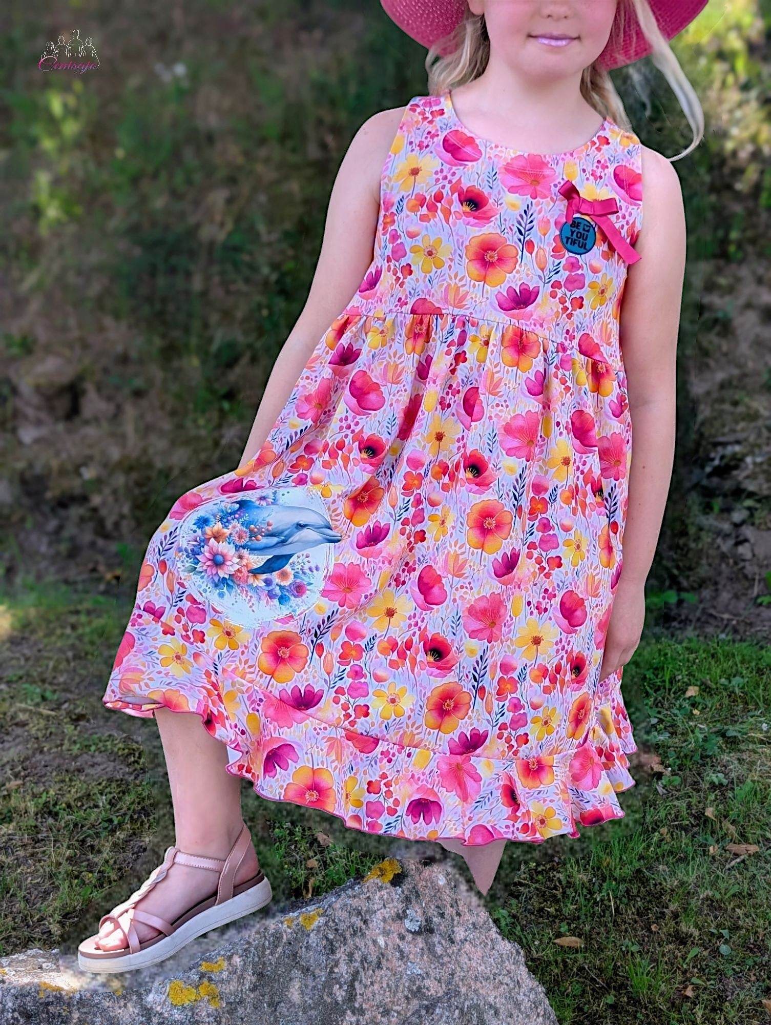 Schnittmuster *Little Swing Tunika / Kleid* JERSEY Gr. 74-176 - Sewando