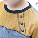 Sweatie Sweatpullover mit coolen Teilungen und Taschen - C: Familien-Sparpaket für 69cm-140cm Körpergröße - Sewando