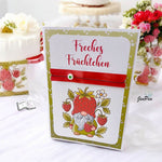 Digistamp Erdbeer Wichtel Hugo Sublimation, Plotterdatei, Digipaper ! - Sewando