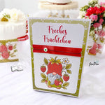 Plotterdatei Erdbeer Wichtel Hugo Sublimation, Digistamp, Digipaper ! - Sewando