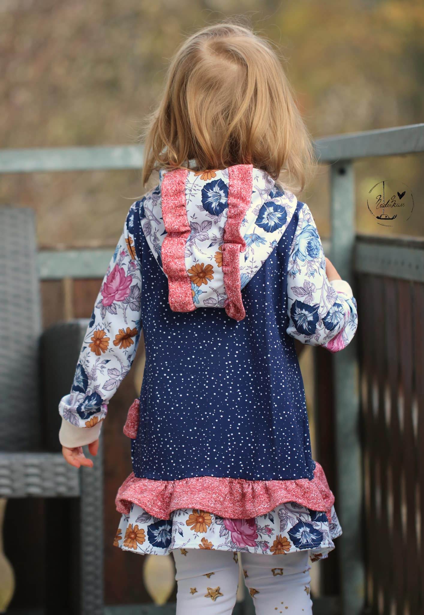 Schnittmuster Aya Pullover Kleid Gr. 80 bis 152 - Sewando