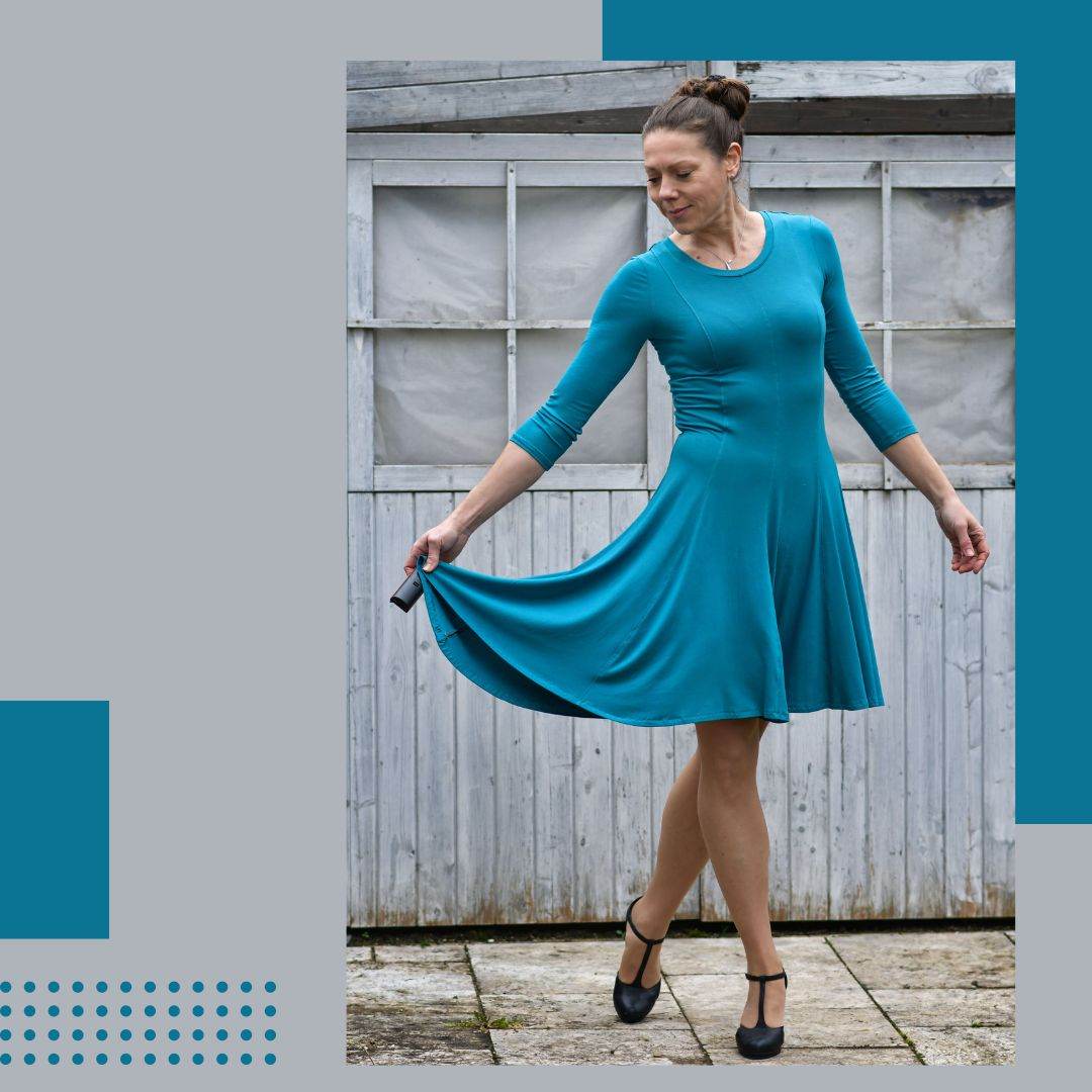 CARLA - TANZKLEID - EBOOK - 32-46 Schnittmuster - Sewando
